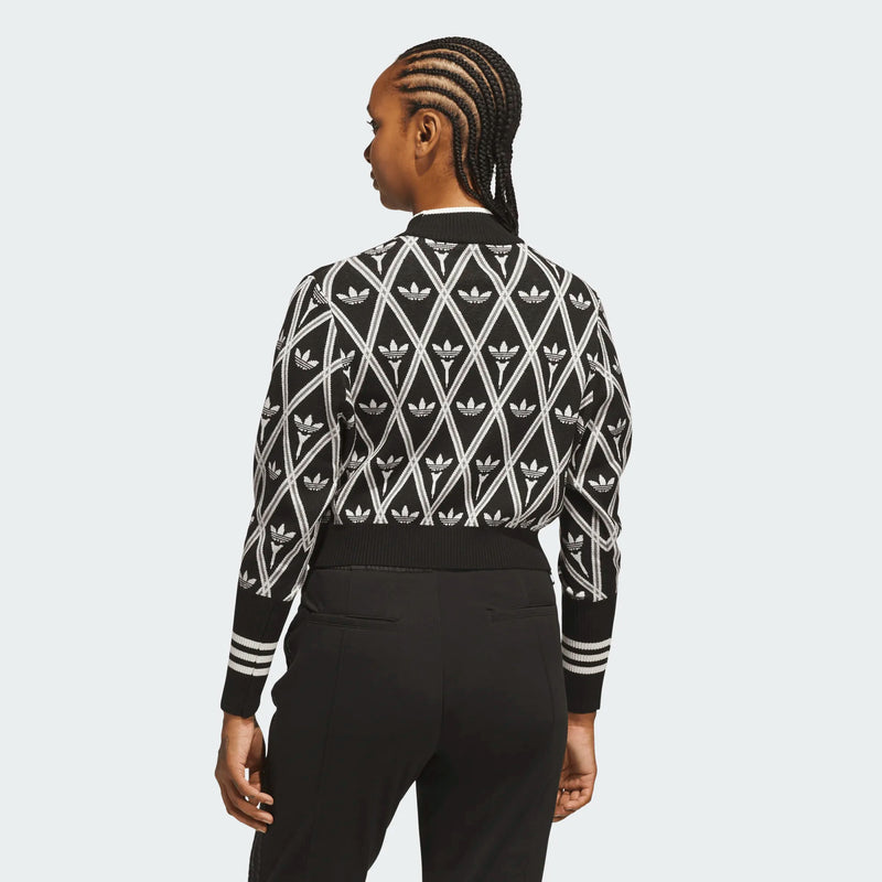 Womens Originals Trefoil Turtleneck Black