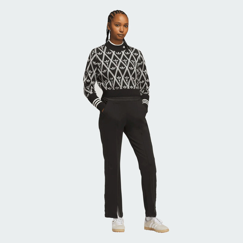 Womens Originals Trefoil Turtleneck Black