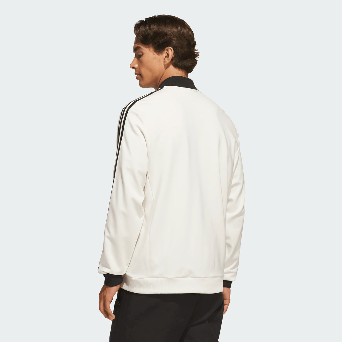 Originals 3-Stripe Quarter Zip Chalk White/Black