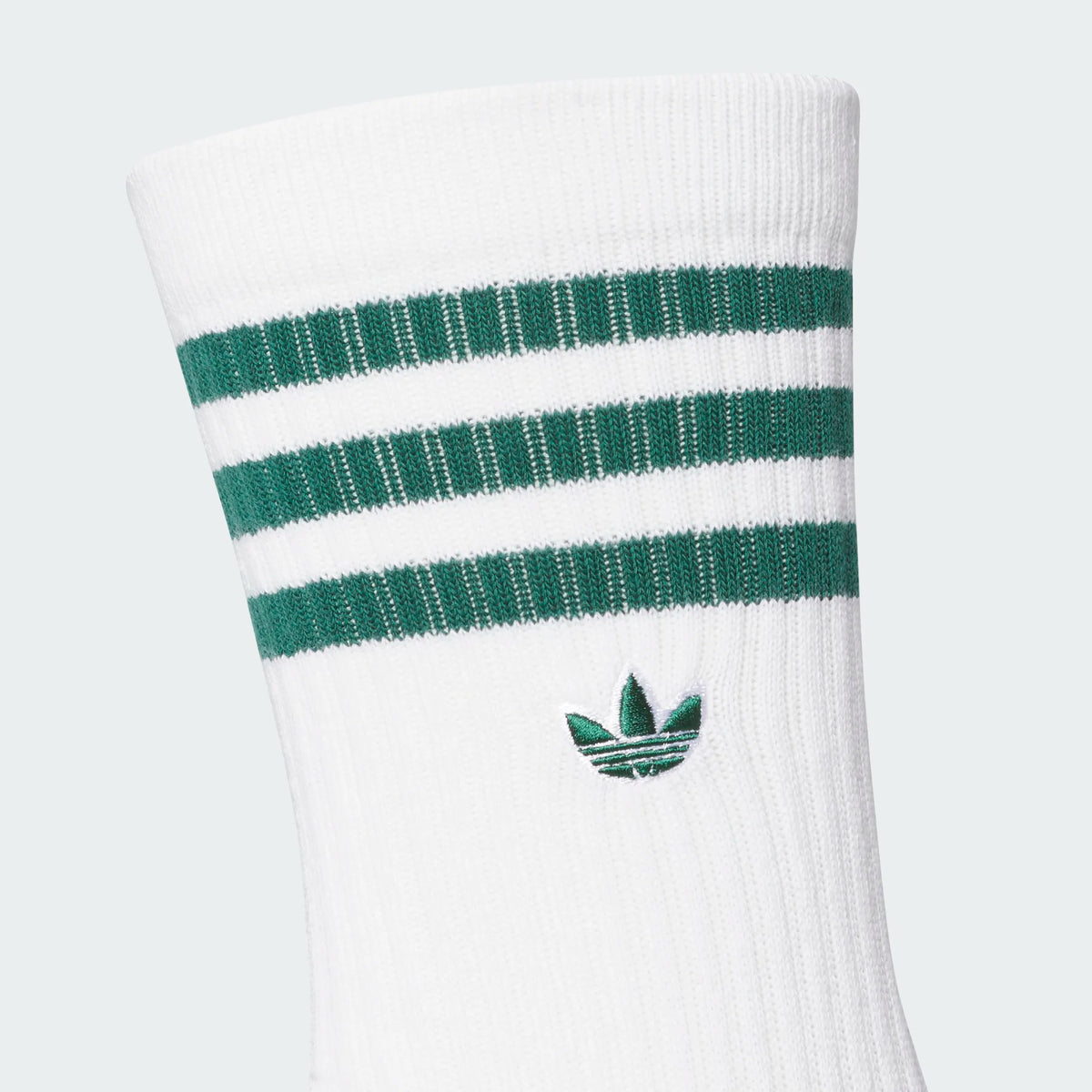 Originals Crew Socks White/Collegiate Green