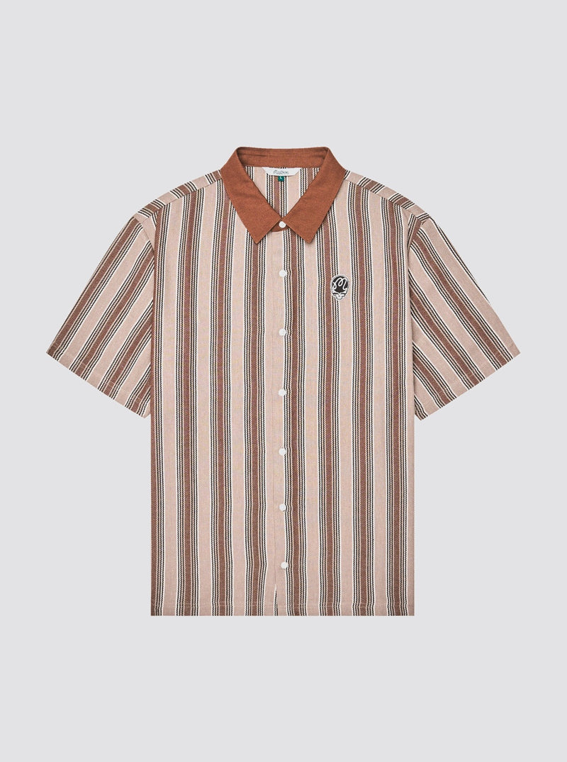Grateful Dead Stealie Blanket Polo Brown