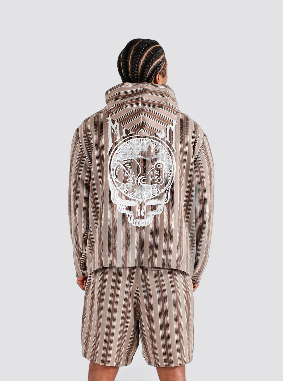 Grateful Dead Riple Blanket Short Brown