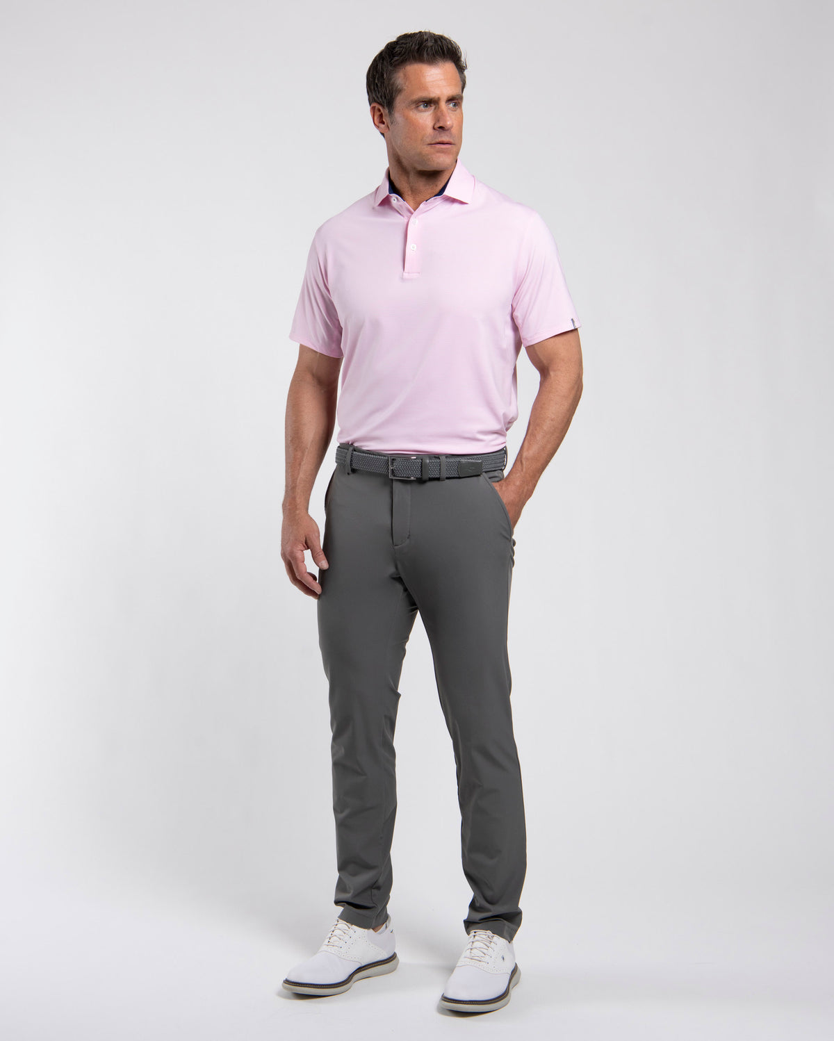 Iver Tailored Fit Pants Steel Grey