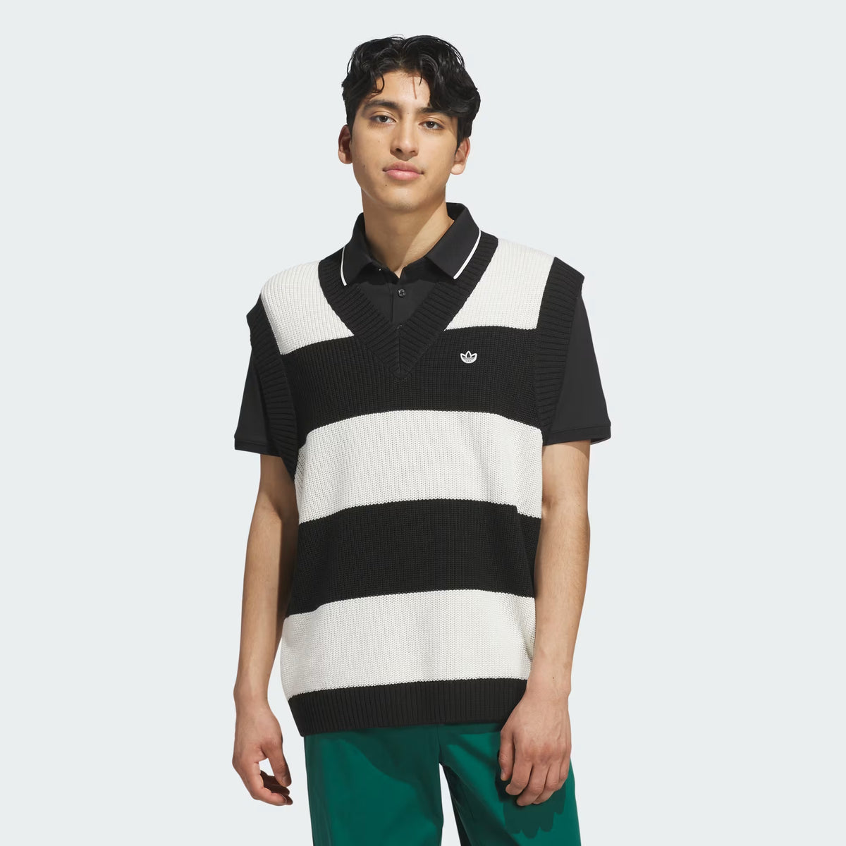 Originals Oversized Vest Black/Chalk White
