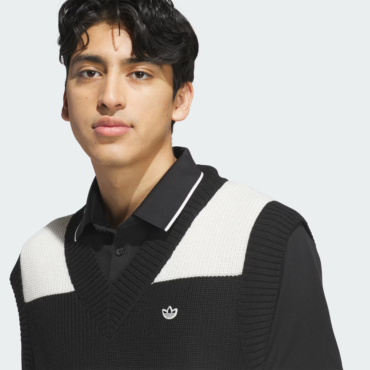 Originals Oversized Vest Black/Chalk White