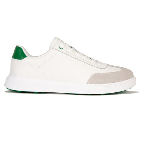 Drift Leather Hybrid Course Shoe White/Fairway - 2025