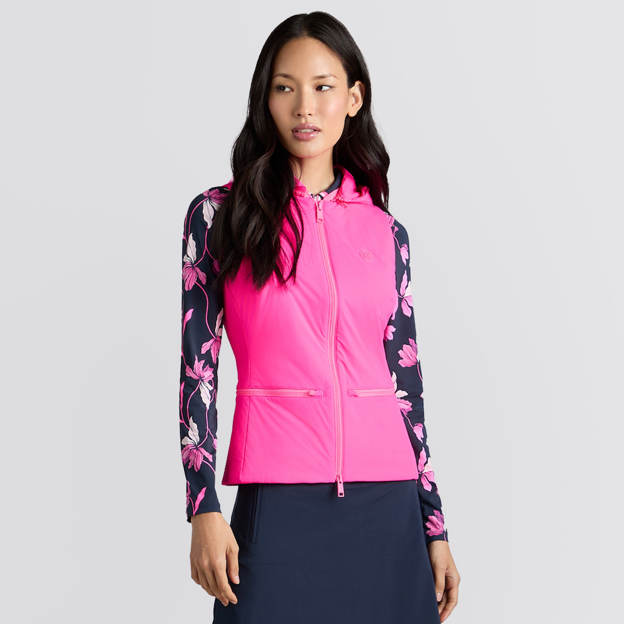 Womens The Whit Tailored Down Vest Knockout Pink