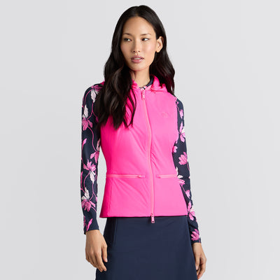 Womens The Whit Tailored Down Vest Knockout Pink