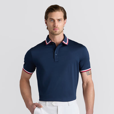 G/TAB Essential Tech Jersey Polo Twilight
