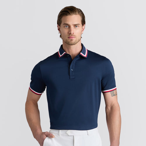G/TAB Essential Tech Jersey Polo Twilight