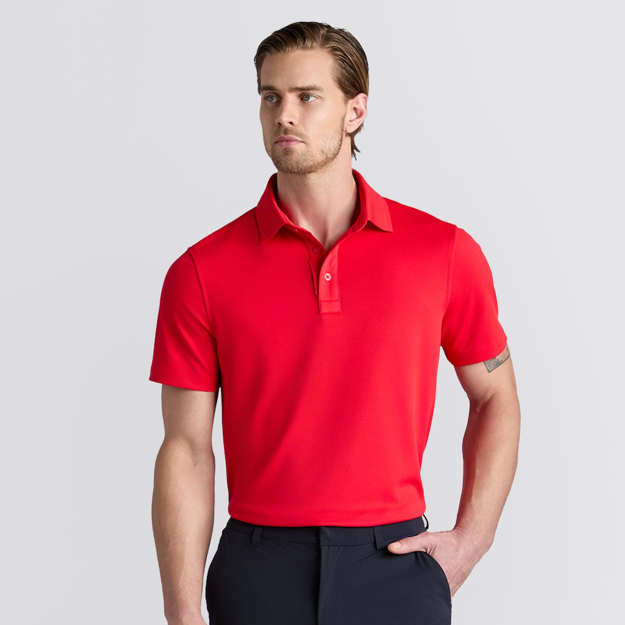Essential Performance Pique Polo Lava