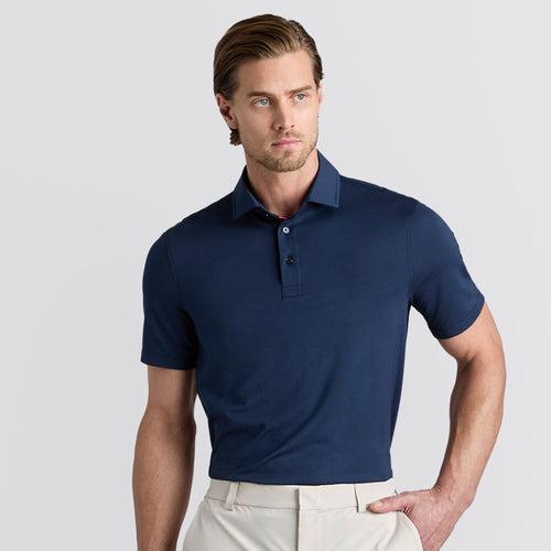 All Play Fine Stretch Pique Polo Twilight