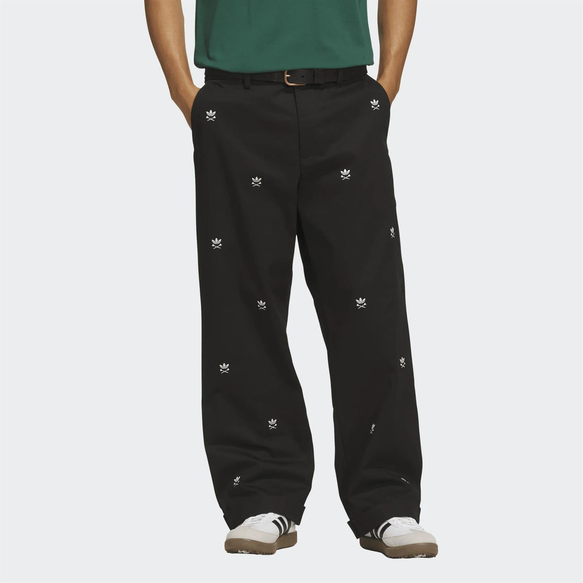 Originals Loose Embroidered Pants Black