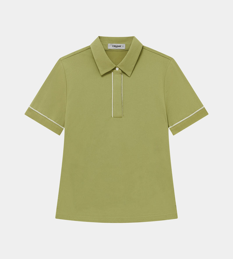 Womens Technical Polo Moss Green