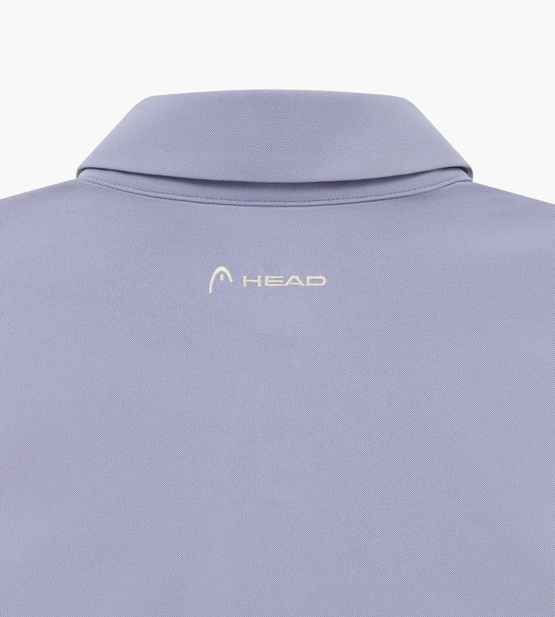 Womens Technical Polo  Dusty Blue