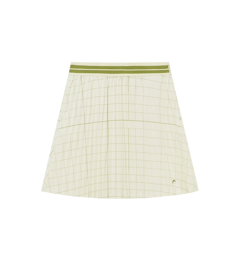 Womens Midi Pleat Skirt