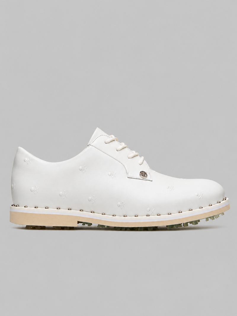 Womens Gallivanter Studded Leather Skull Shoes