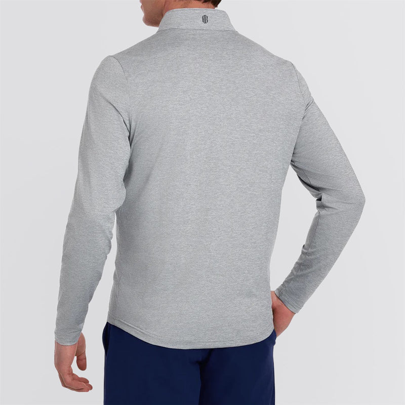 The Bell Quarter-Zip Pullover Heathered Gray