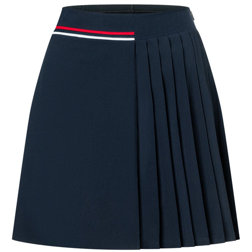 Womens Vroni Pleated Skirt Navy - SS24