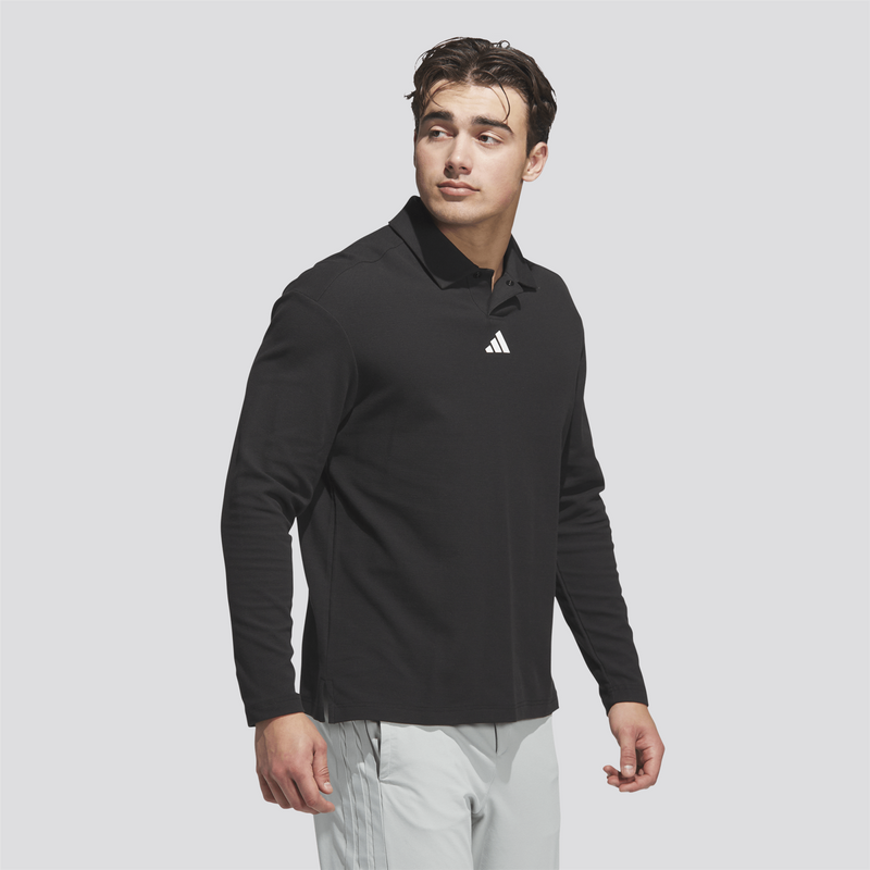 Beyond The Course LS Loose Fit Polo Black