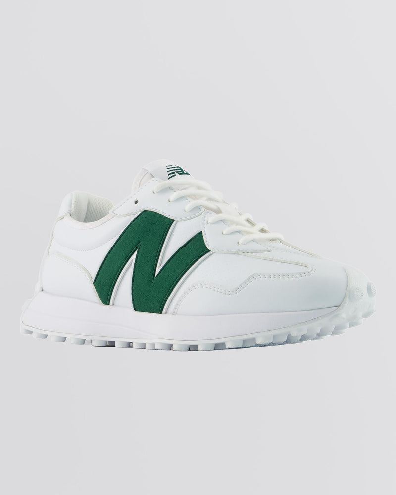 Womens 327 Spikeless Golf Shoes White/Green