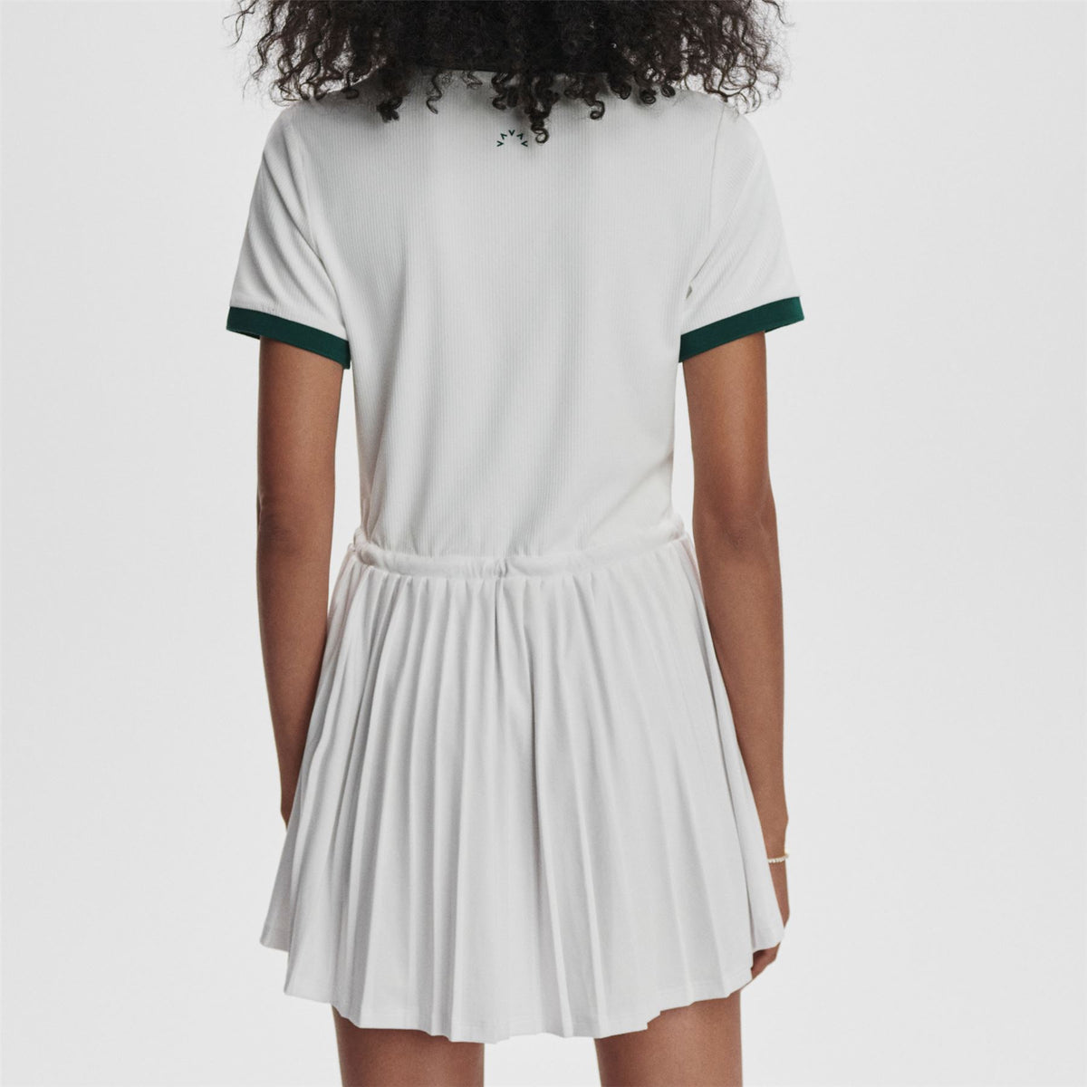 Womens Paloma Court 30 Dress White/Forest
