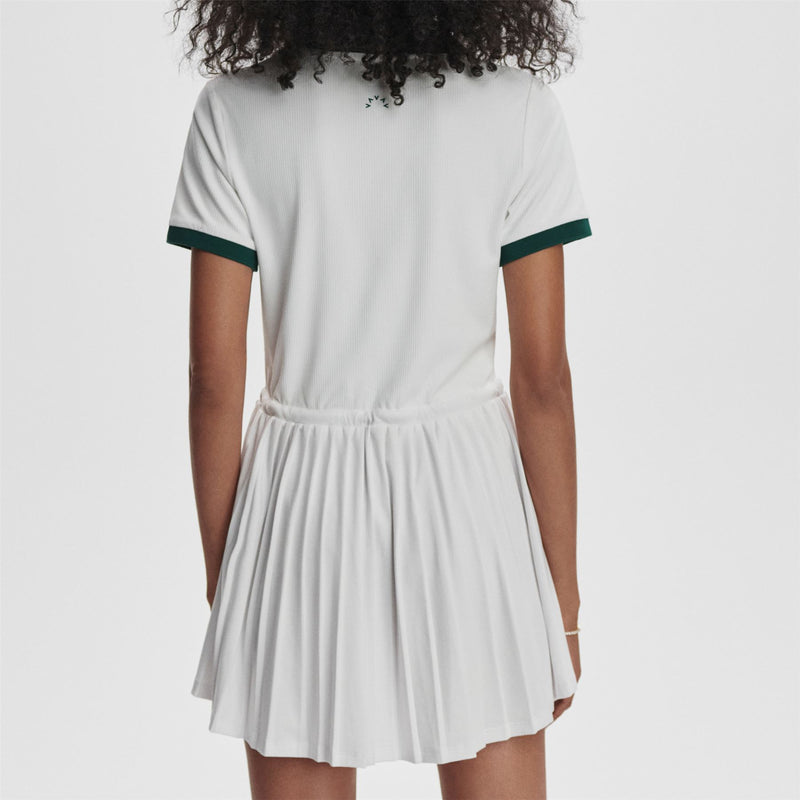 Womens Paloma Court 30 Dress White/Forest