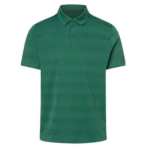 Jorden Stripe Polo Hunter Green - SS25