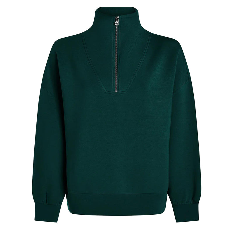 Womens Hawley Half Zip Sweat Forest