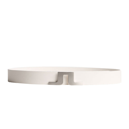 Bridger Leather Belt White - SU24