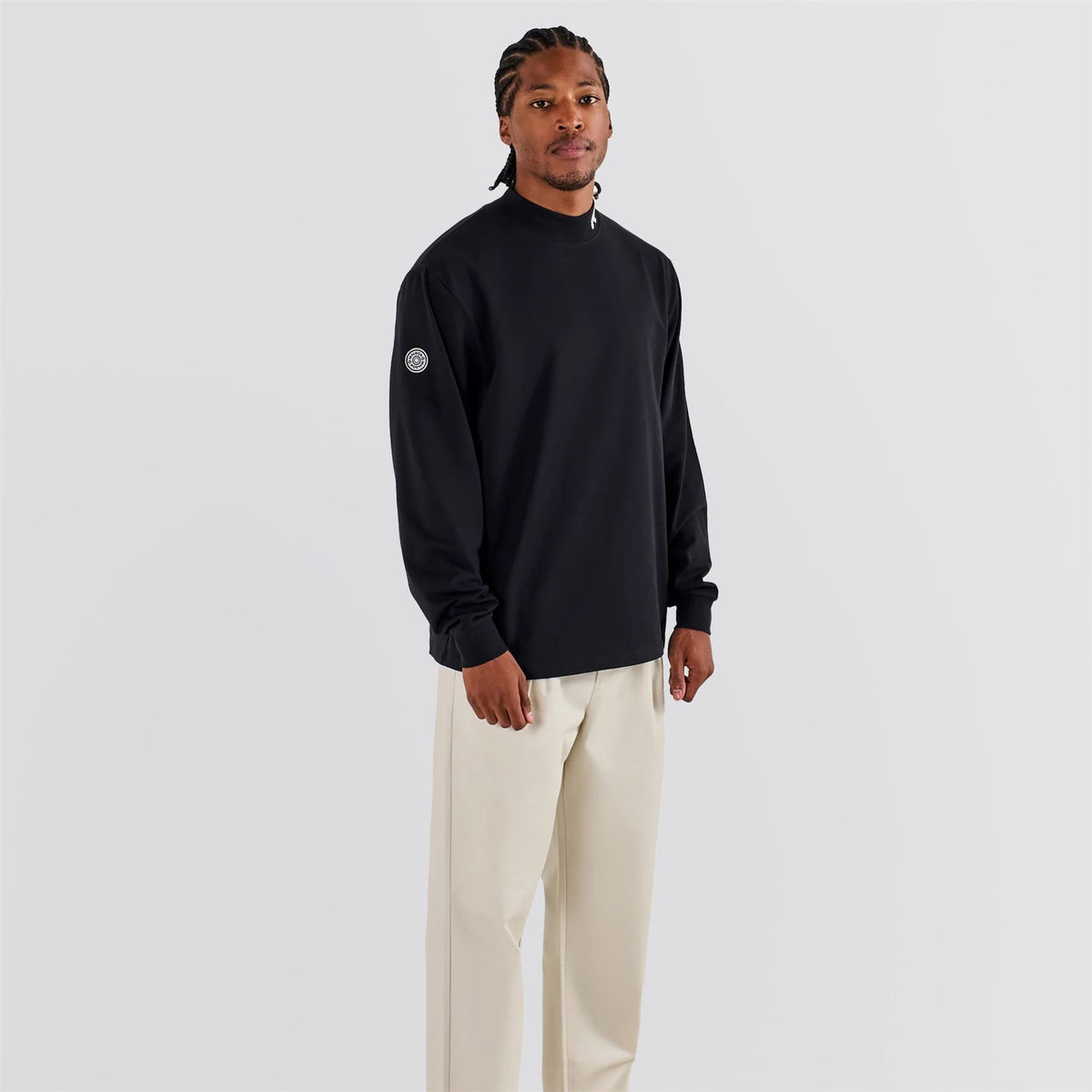 Reverse Pleat Pants Ivory