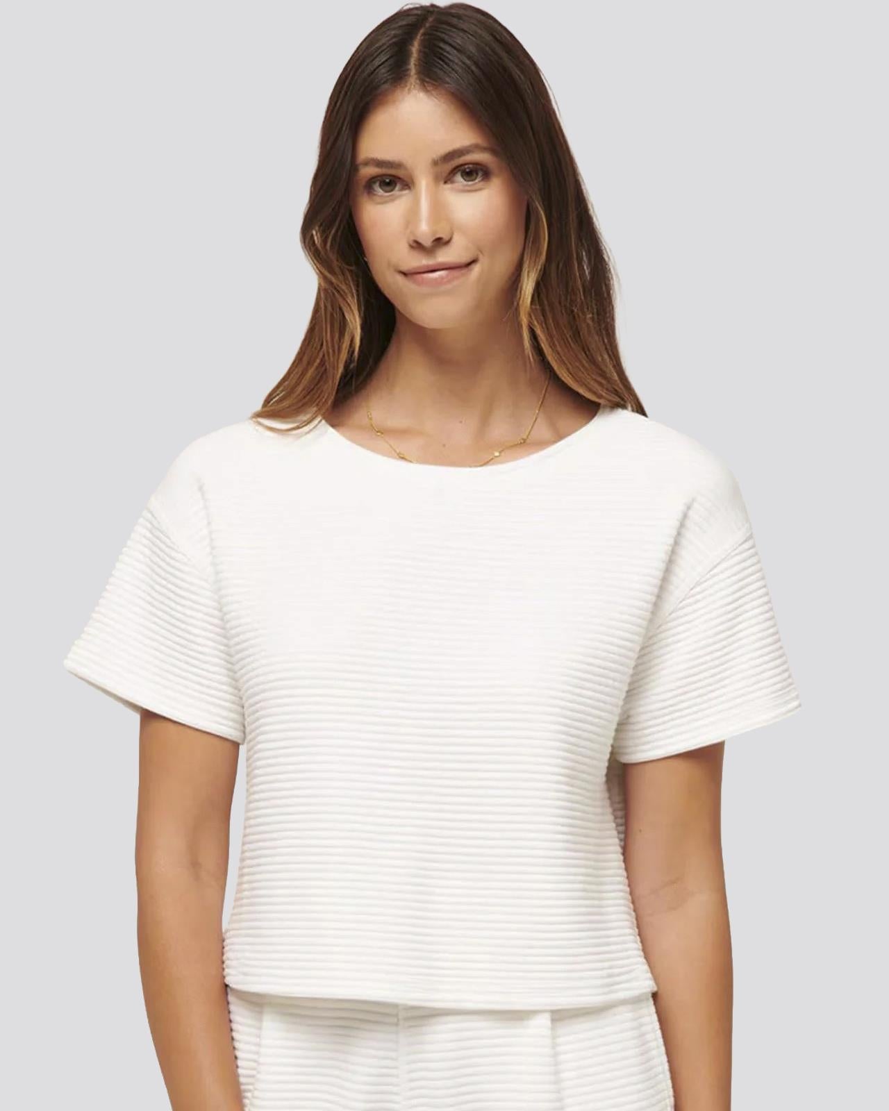 Womens Charter Cruise Tee White