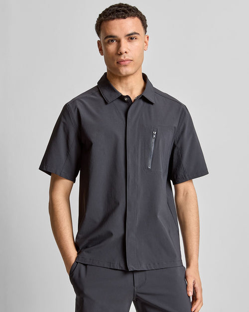 Signature Short Sleeve Shirt Black