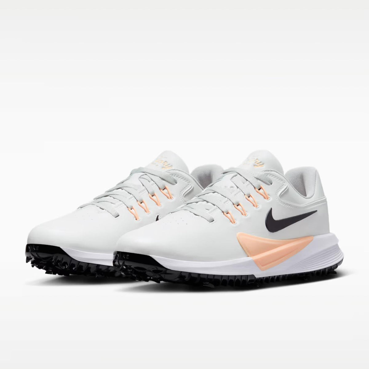 Victory Pro 4 Spiked Golf Shoes Photon Dust/Tangerine