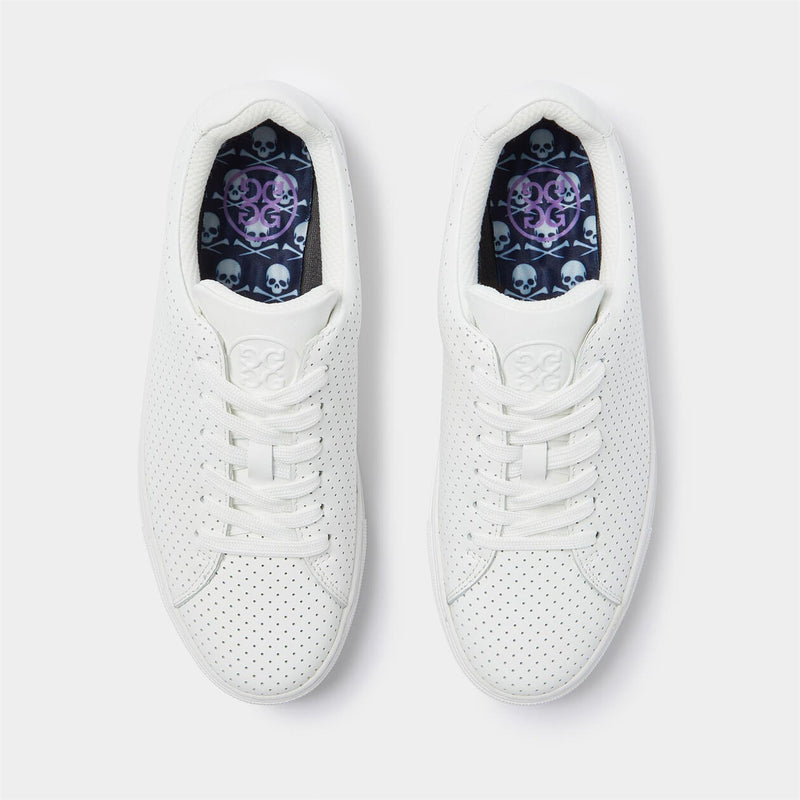 Womens Durf Perforated Leather Golf Shoe Snow