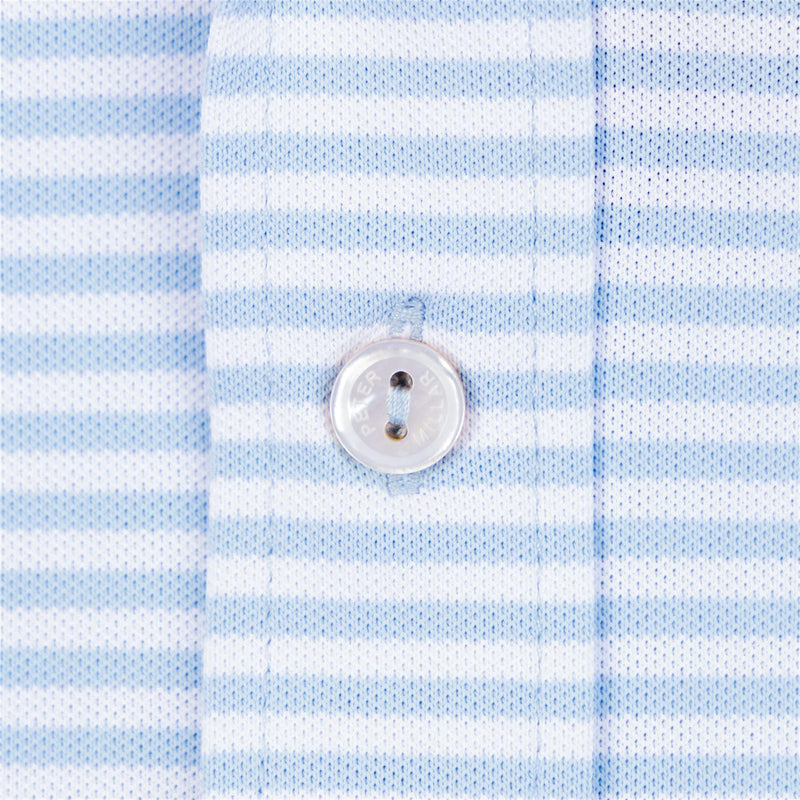 Mood Perfromance Mesh Polo Blue Frost