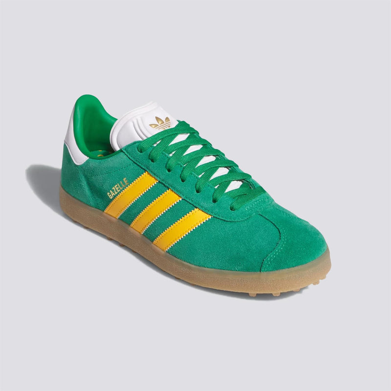Gazelle Spikeless Golf Shoes Green/Crew Yellow/Footwear White