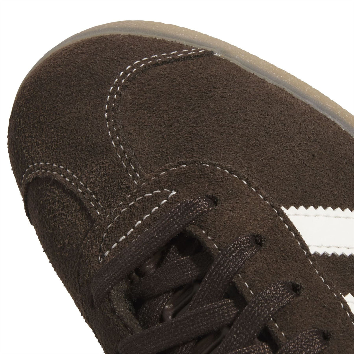 Gazelle Spikeless Golf Shoes Dark Brown/Chalk White/Gum