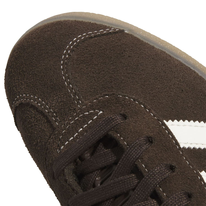 Gazelle Spikeless Golf Shoes Dark Brown/Chalk White/Gum