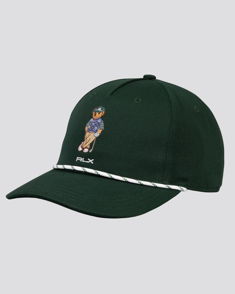 Ralph Lauren New RLX Seasonal Bear Cap Moss Agate | TRENDYGOLF USA