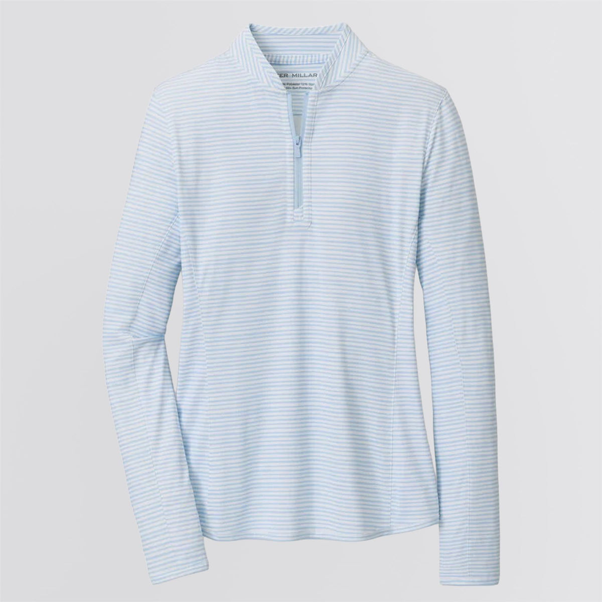 Womens Shadebreak Bunker Stripes Lightweight Sunshirt Blue Brisk