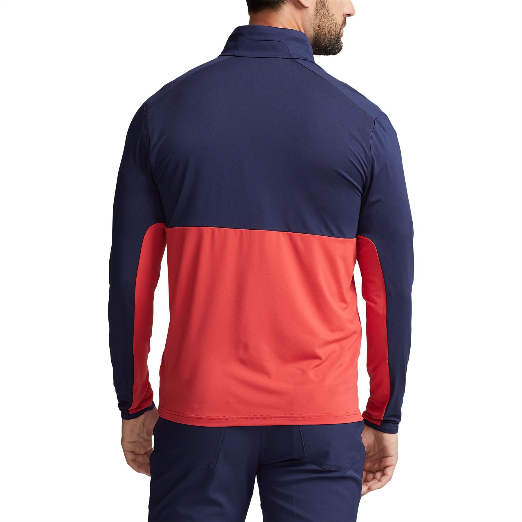 RLX Ralph Lauren Performance Half-Zip Pullover French Navy/Spring