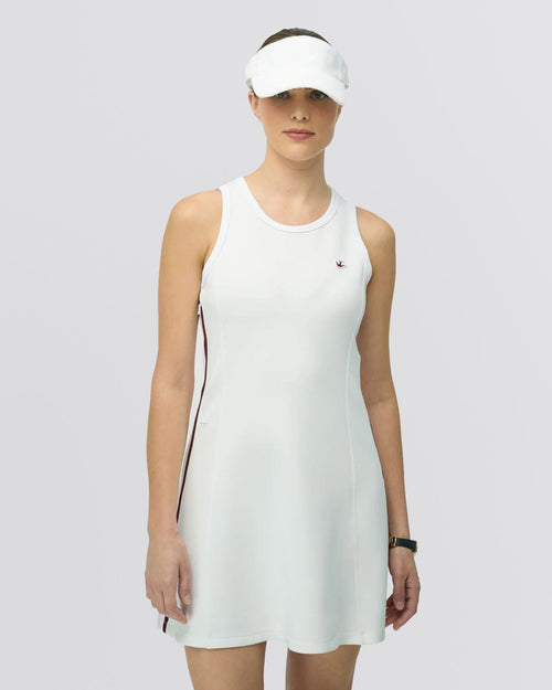 Womens Air Loft Ribbon Sport Dress White/Pink