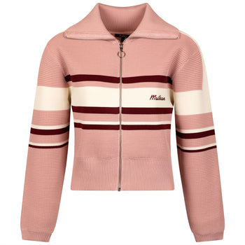 Malbon Golf Simona Zip Up Jacket Rose | TRENDYGOLF USA