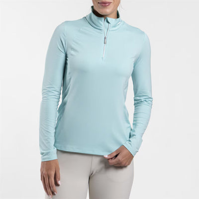 Womens Collagen Half Zip Mid Layer Capri