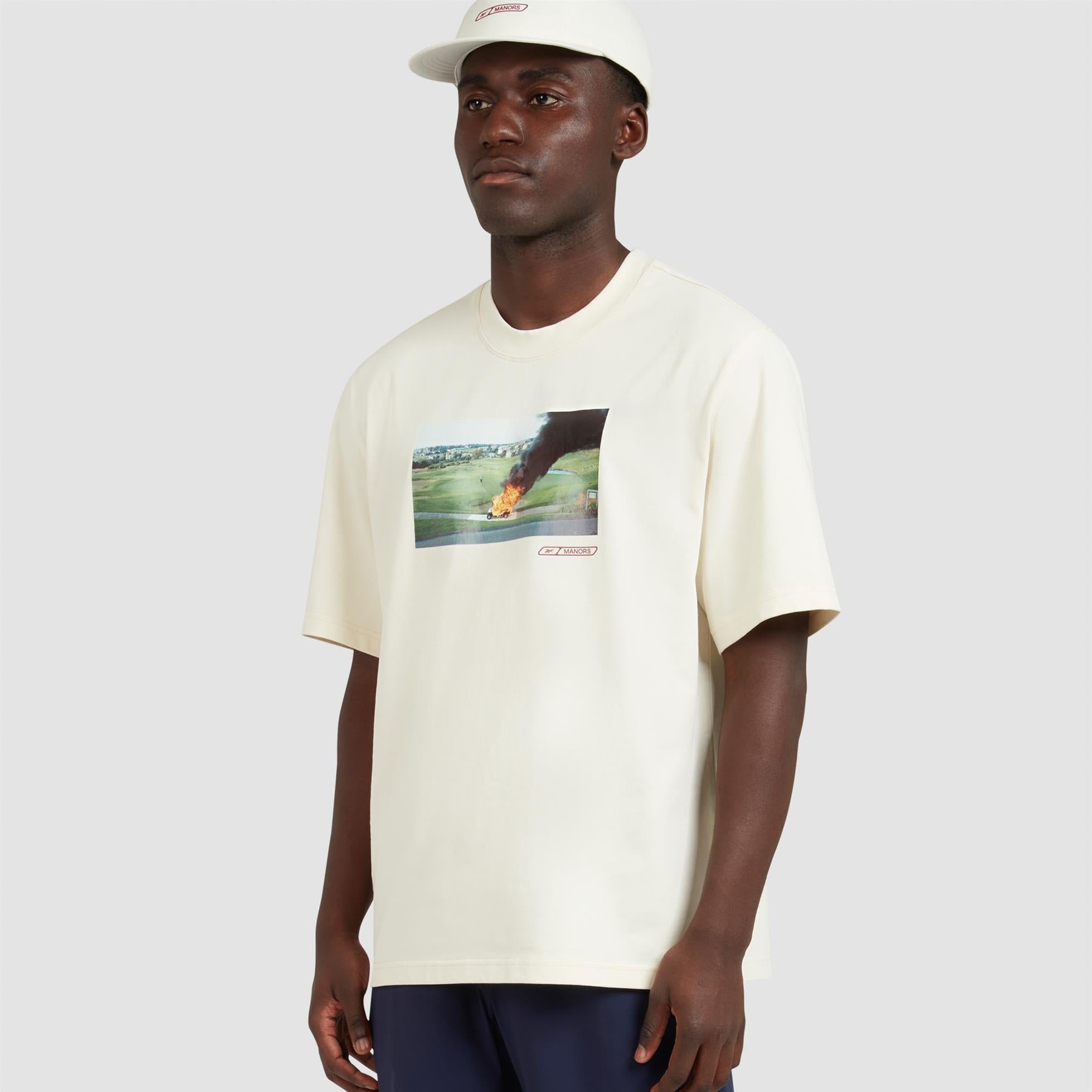 x Reebok I'll Walk Tee Chalk
