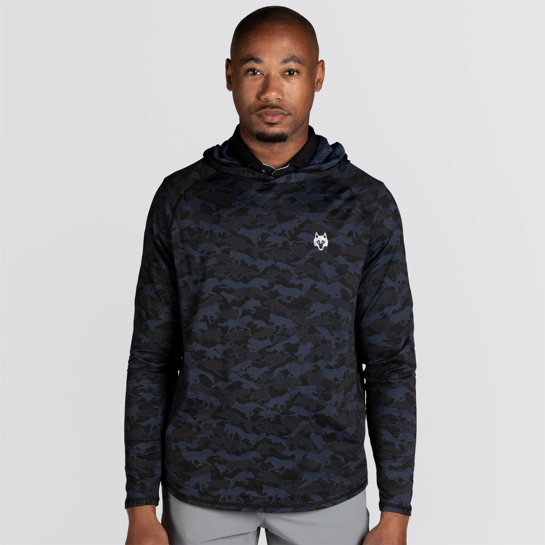 Wolfpack Camo Kennebec Sport Hoodie Maltese Blue
