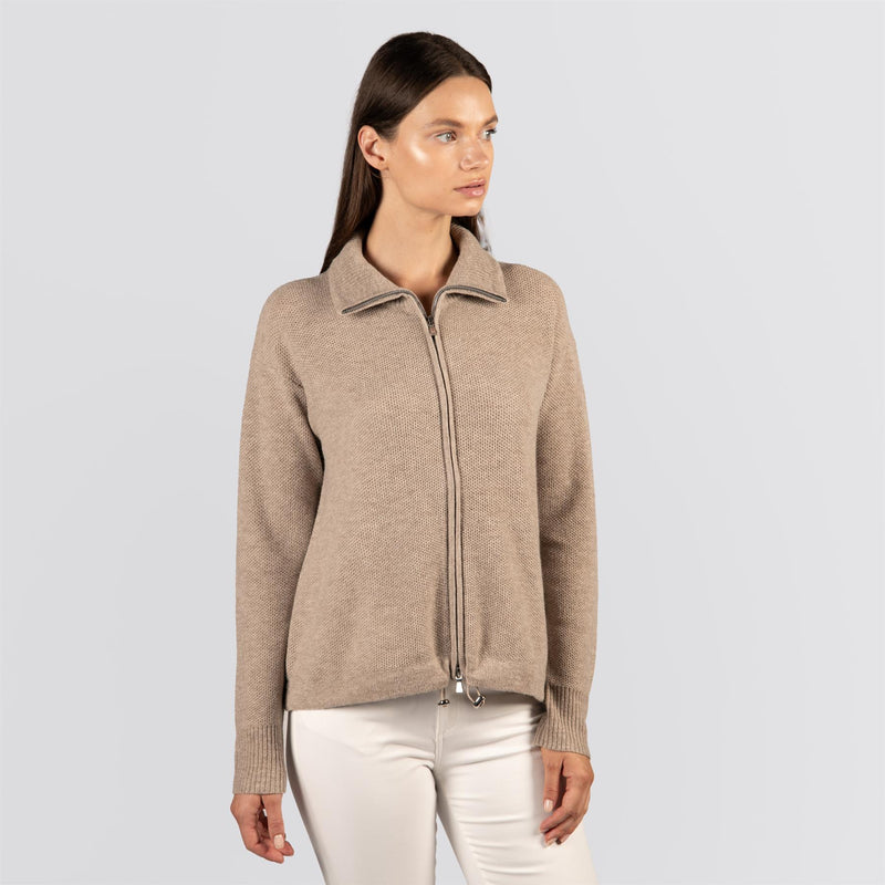 Womens Emory Full Zip Cardigan Sweater