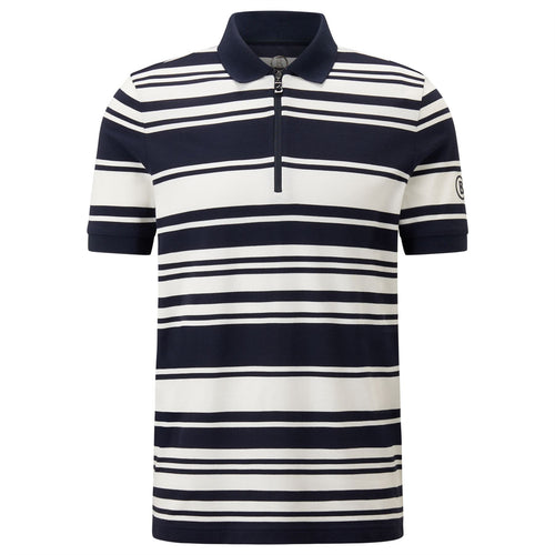 Flip Stripe Polo Navy - SS25