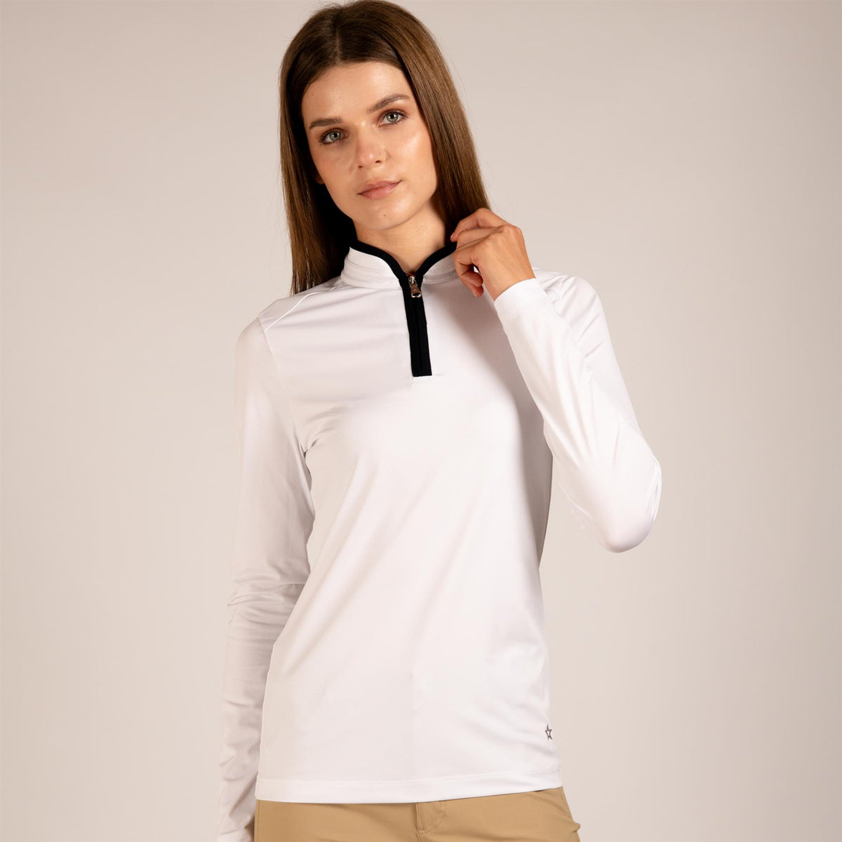 Womens The Jordan Lightweight LS Top White